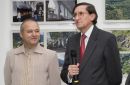 Na jednej z wystaw w towarzystwie Ambasadora Ekwadoru, fot. Ryszard Sobolewski